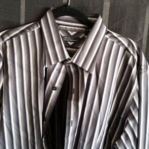 7 Diamonds Men's Regular Fit Dress Shirt